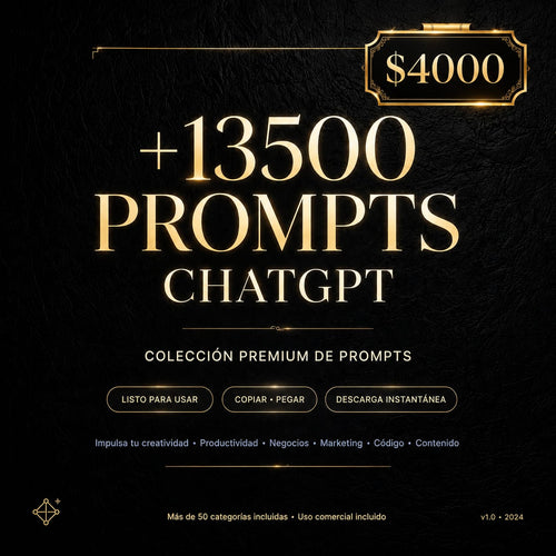 +13500 PROMPTS CHATGPT